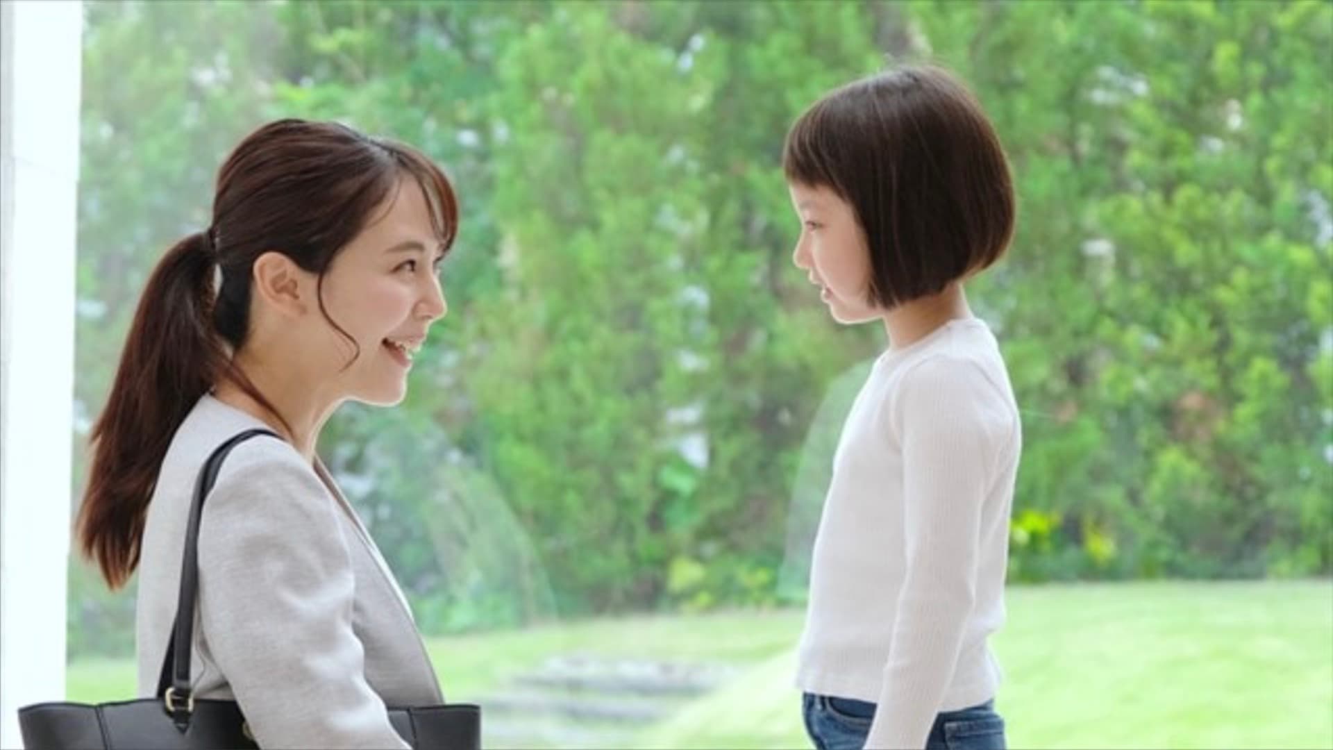 母親とスタッフの会話